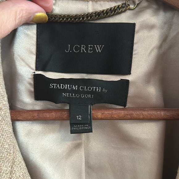 J. Crew Tan Pea Coat - Picture 2 of 4